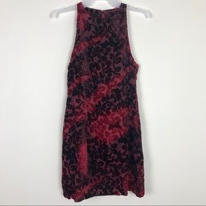 Some Days Lovin NWT Burnout Velvet Halter Dress